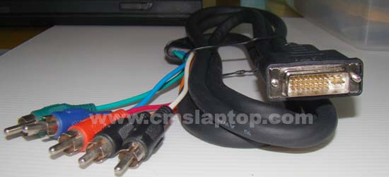 Kabel DVI  - I (M) to RCA 5 Kabel (F)