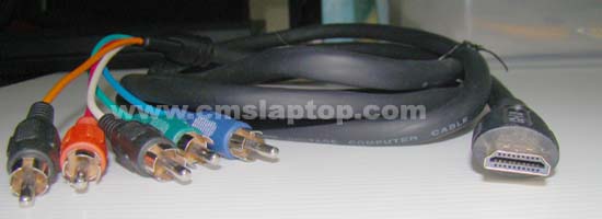 Kabel HDMI (M) to RCA 5Kabel (F)