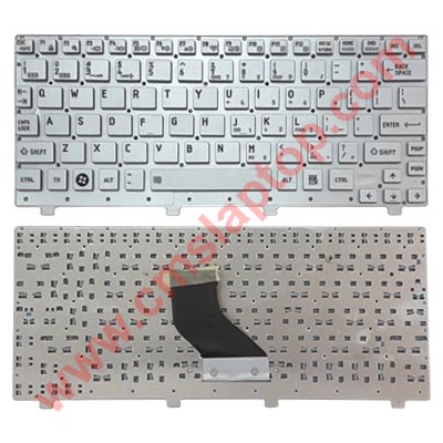 Keyboard Toshiba NB200 Silver No Frame