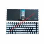 KEYBOARD HP PAV 14-CF SILVER Panjang BACKLIGHT